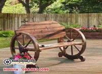 Mẫu thiết kế bánh xe bò cổ